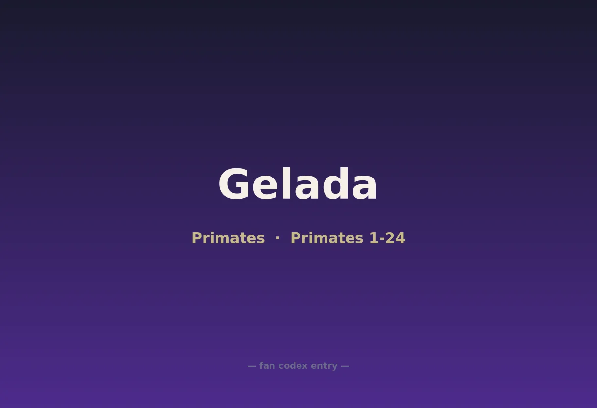 Gelada