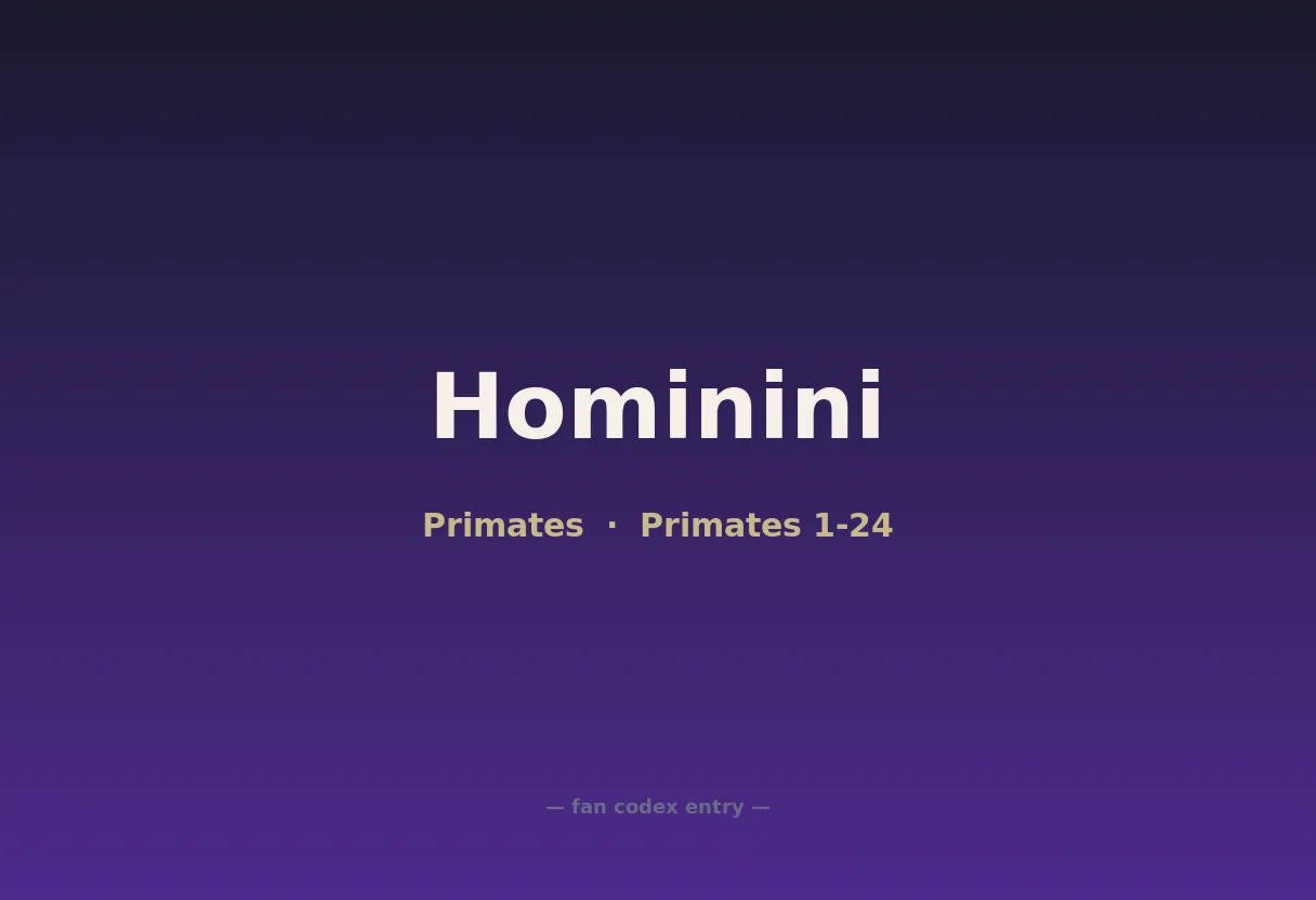 Hominini